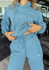 Oversized Jogger Pants - Sky Blue