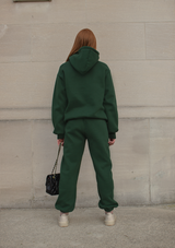 Oversized Jogger Pants - Emerald Green