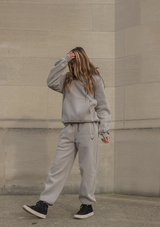Oversized Jogger Pants - Cloud Grey