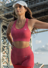 High Impact Bra - Berry Red