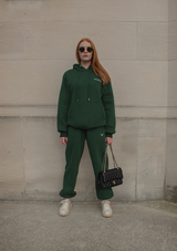 Oversized Jogger Pants - Emerald Green