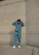 Oversized Hoodie - Sky Blue