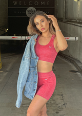 High Impact Bra - Berry Red