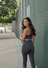 High Waisted Leggings - Black Ash