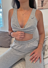 'SKYE' Cloud Scrunchie Crop Top