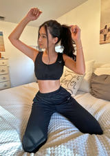 'SKYE' Raven High Waisted Scrunchie Joggers